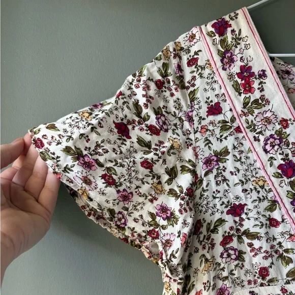 Patrons of Peace Floral Cottagecore Mini Dress Size M | Boho Prairie - Picture 3 of 8
